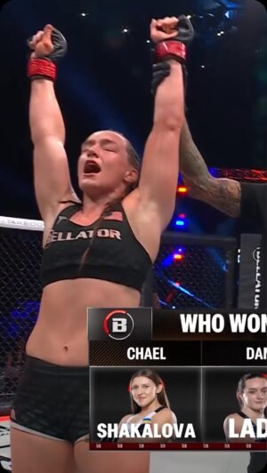 Aspen Ladd Instagram - #BellatorParis Result: Aspen Ladd def. Ekaterina Shakalova via unanimous decision (30-27, 29-28, 29-28) 

#BellatorParis | LIVE NOW
🇺🇸 Live on MAX
🇫🇷 Live on DAZN
📺 http://Bellator.com/watch