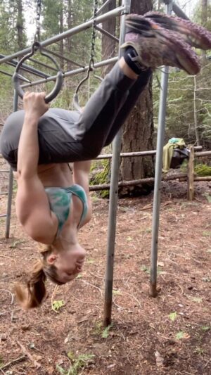 Aspen Ladd Instagram - Since my standard Sunday hiking partner @shealorladd is still riding the struggle bus and needed a bit of a rest after being deathly I’ll this past week…I took the opportunity to goof off for awhile at this jungle gym out in the woods. There’s actually bunches of these, old camps, gold mining stuff, abandoned cabins and many other interesting things in the middle of the forest if you know where to look