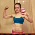 Aspen Ladd Instagram - Here’s a serious throwback. This was right before weighing in at 125 pounds for my first pro fight just before turning 20😬 #tbt