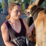 Aspen Ladd Instagram - Back in my natural habitat ❤️ the pups and I went for 2 nice little hikes yesterday. I split it up because I’ve got a nice swollen foot , a tweaky knee, and everything hurts😂 You know kinda like I got in a fight or something #viking #bigboned #hikingwithdogs #wmma