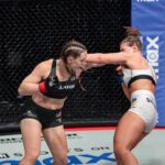 Aspen Ladd Instagram - The very definition of a MMA fight 👊🏻 gotta be ready in all aspects with the cardio to back it @bellatormma @pflmma