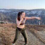 Aspen Ladd Instagram - I tweaked my back pretty good at the end of last week, and it’s not quite up to chucking humans around yet 🤼‍♀️. So my coach gave me a less body wrecking assignment to do tonight, and give the back one more day to recover . Warm up / stretch for 1 mile Then Run 1 mile Shadow box 5 minutes Repeat ✖️3 Visualize opponent/ scenarios the whole time and practice what we’ve been drilling. It’s a great low stress workout for anyone wanting to try 🙂 #aspenladd #pfl #bellator #wmma