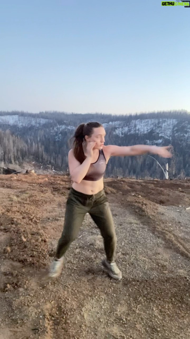 Aspen Ladd Instagram - I tweaked my back pretty good at the end of last week, and it’s not quite up to chucking humans around yet 🤼♀️. So my coach gave me a less body wrecking assignment to do tonight, and give the back one more day to recover . Warm up / stretch for 1 mile Then Run 1 mile Shadow box 5 minutes Repeat ✖️3 Visualize opponent/ scenarios the whole time and practice what we’ve been drilling. It’s a great low stress workout for anyone wanting to try 🙂 #aspenladd #pfl #bellator #wmma