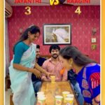 Asritha P Instagram - Fun Game with Thamizhum Saraswathiyum Team | Thamizhum Saraswathiyum @navinvetri.official@rayan_offl @swathika.senthilkumar @asritha_kingini @popsuresh007