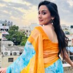 Asritha P Instagram - Saree @srisaicollections9 Blouse @abarnasundarramanclothing Mua @ash_makeupempire . #asrithasreedasofficial #vijaytelevision #actress #traditional #saree