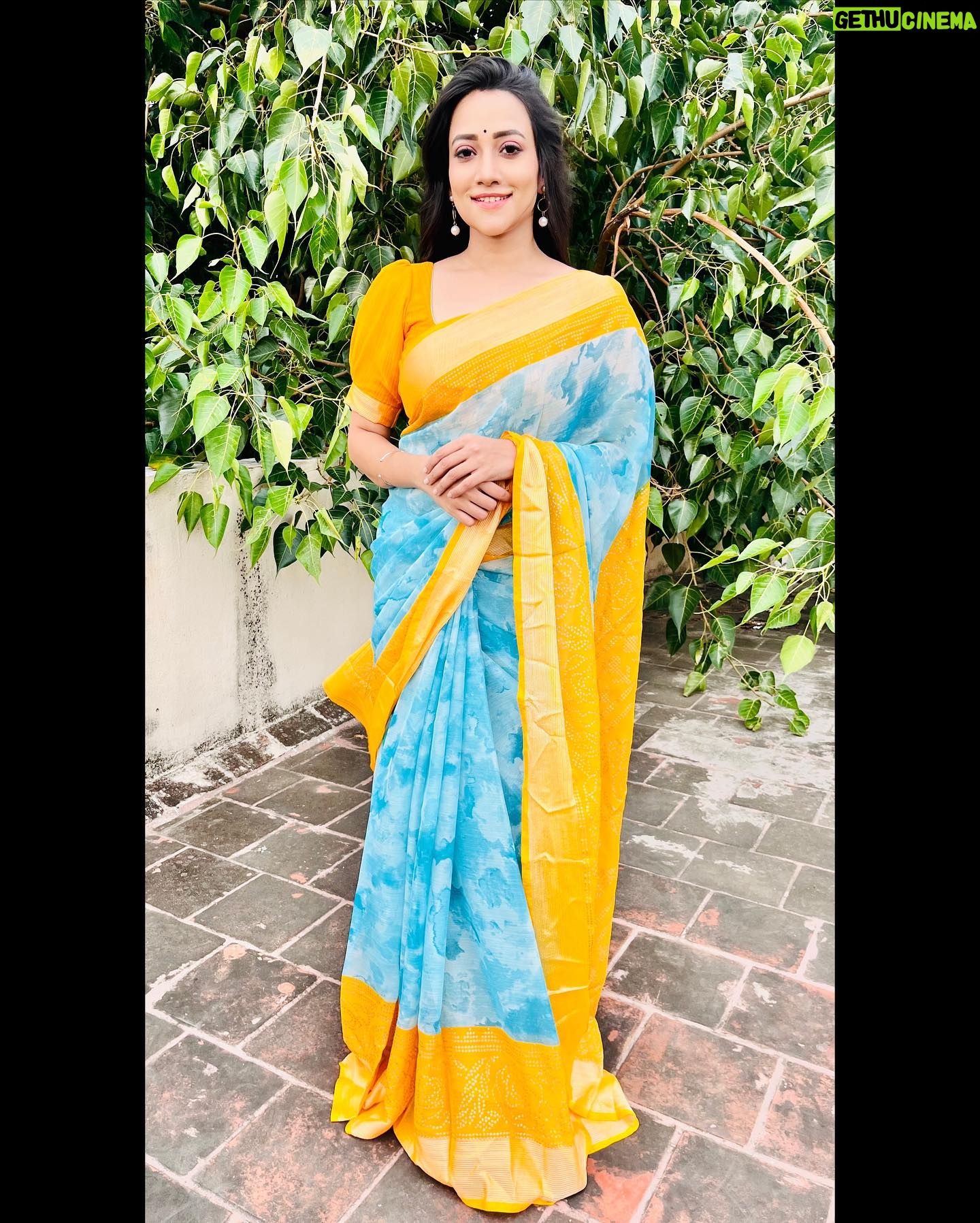 Asritha P Instagram - Saree @srisaicollections9 Blouse @abarnasundarramanclothing Mua @ash_makeupempire . #asrithasreedasofficial #saree #traditional #vijaytelevision #actress