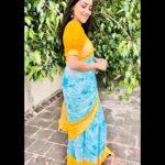 Asritha P Instagram - Saree @srisaicollections9 Blouse @abarnasundarramanclothing Mua @ash_makeupempire . #asrithasreedasofficial #saree #traditional #vijaytelevision #actress
