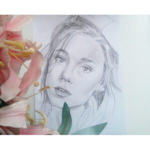 Astrid Bergès-Frisbey Instagram - It's a pleasure to know that I've such talented fans! Repost from @pavlik_beerman. Merci, c'est cool!