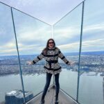 Astrid Coppens Instagram - The Edge 🗽🏙️🇺🇸The highest outdoor sky deck in the Western Hemisphere with 360-degree views of New York City. #newyork