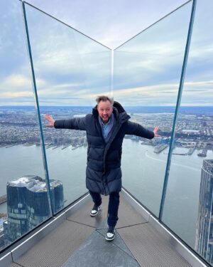Astrid Coppens Instagram - The Edge 🗽🏙️🇺🇸The highest outdoor sky deck in the Western Hemisphere with 360-degree views of New York City. #newyork