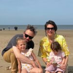 Astrid Coppens Instagram - Throwback naar de paasvakantie toen we 2 dagen mooi weer hebben gehad 💛☺️ #beachvibes #beachfun #family #momlife