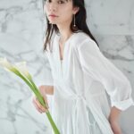 Asuka Kawazu Instagram - @n._official ナチュラルなトーンに @yuzuko_makeup さんメイク素敵🪽 ぜひチェックお願いします🤲🏻
