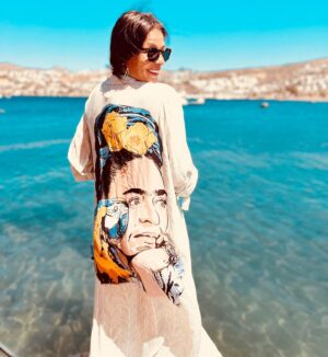 Asuman Krause Instagram - #Frida ve ben;bunlar hep sanat sayın @efosel 😜 
Kimono için kendime teşekkürü bir borç bilirim🙈
