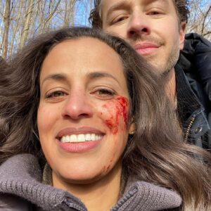 Athena Karkanis Instagram - Selfies in the woodsies #Gracen edition #nbcmanifest