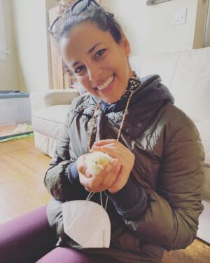 Athena Karkanis Instagram - Hung out with this cool chick today 🐥🐣
