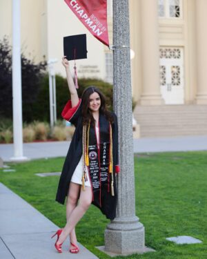 Aubrey K. Miller Instagram - Class of ‘23 🎓 B.A. in Public Relations, Advertising, & Entertainment Marketing @chapmanu @dodgecollege 
I have learned so much throughout my time in University and am grateful for the people I shared this journey with. ♥️ Psalm 25:4-5