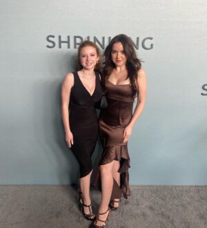 Aubrey K. Miller Instagram - Shrinking premiere with my friend @francescacapaldi 🤎 @appletvplus #Shrinking