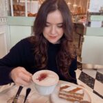 Aubrey K. Miller Instagram – Lipstick stained teacup 👄