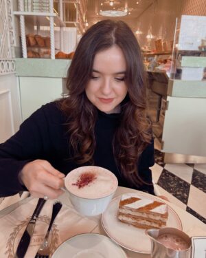 Aubrey K. Miller Instagram - Lipstick stained teacup 👄
