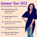 Audra McDonald Instagram – It’s festival season! Hope to see some of you at one of these gorgeous venues soon. Full concert calendar at link in bio. 🎤 🎶 🌲 
@brevardmusic in Brevard, NC – July 26
@aspenmusicfest in Aspen, CO – August 3
@grandtetonmusic in Jackson Hole, WY – August 6
@spacsaratoga in Saratoga Springs, NY – August 10
Blossom Music Center in Cuyahoga Falls, OH – August 13