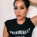 Audrey Esparza Instagram - Today is #LatinaEqualPay Day. The gap is widest for Latina workers, who on average only get 53 cents for every $1 a man is paid. The gap has widened since last year, and for some, it's even worse. I am proud to be #PhenomenallyLatina, and I support Latina equal pay! @phenomenal.ly t-shirt proceeds benefit the National Latina Institute for Reproductive Health. www.phenomenalwoman.us