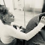 Audrey Esparza Instagram - my mother with me as I became a mother. love you, understand you more after this last year, so grateful for you. Happy Mother’s Day (Nico was born about 2 days after this picture was taken 🫠)