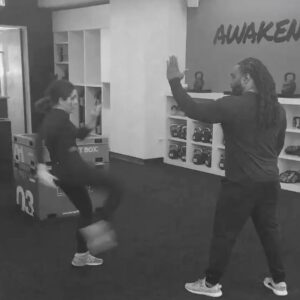Audrey Esparza Instagram - channeling my inner Bartok...@yourtrainercorey @beastfitnyc