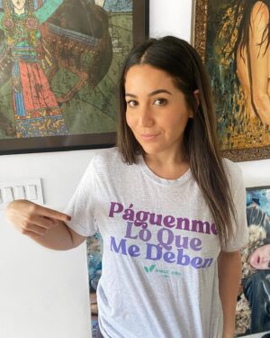 Audrey Esparza Instagram - Today is #LatinaEqualPay day! Latinas lead families, communities, and our economies — yet they are losing out on nearly $2,400 each month. This wage gap is taking money that could go towards living expenses, education costs, and creating generational wealth.  #LatinaEqualPay #PayMeWhatYouOweMe #PaguenmeLoQueMeDeben