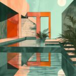 August Kamp Instagram - experimental illustrative works with liminal museums as a focal theme