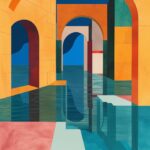 August Kamp Instagram - experimental illustrative works with liminal museums as a focal theme