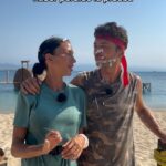 Aurah Ruiz Instagram - Aurah y Ángel pierden la prueba pero su equipo disfruta también de la recompensa 💥 ¿Qué te parecen como concursantes en los juegos? 🤟🏻🦀 #TierraDeNadie8 #Supervivientes