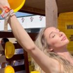 Aurora Culpo Instagram – Getting back on the saddle 🤠 @bumble #bumblepartner (and check out the good luck lady bug!!)