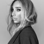 Aurora Culpo Instagram – 🖤🤍 @michaelkors 
📸 @solmazsaberi 
💄@makeupbyliz