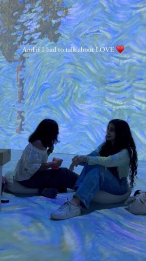 Avanthika Babu Instagram - you & me, it’s a forever kind of thing ♥️

#sister #sistergoals #vangogh #vangogh360 #vangoghindia #avanthikababu #sibling