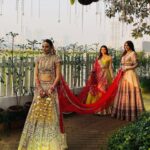 Avantika Dasani Instagram - Saanya veil love you forever ♥️ How precious it was for us to be there with you and for you and just to look at you! Look what a beautiful bride she made! Thank you nutttt for the weekend that was, cheers to the madness never stopping 🥂 Also wearing @rajdeep.ranawat.official (Pro trip wear a lovely lightweight lengha on shaadi day so you can do heavy lifting for your bridesmaids duties!)