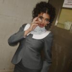 Avantika Vandanapu Instagram - your book is overdue. 💅 @tarotmovie @sonypictures @tarotmovie press ft. the local librarian in a horror movie who may or may not be possessed by a demon
