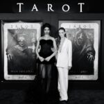Avantika Vandanapu Instagram - TAROT premiere.🧿 it’s in theaters NOW so go watch. 🫦🫦 @sonypictures @tarotmovie take your mom, your situationship, anyone whose hand you can hold, i don’t care. 🖤 this movie was such a labor of love and i really did meet the family of a lifetime on this set. i think we all sort of trauma bonded in serbia while filming TAROT and i do firmly believe this translates on screen in a deeply entertaining way. thank you @sonypictures @scottglassgold @annahalberg @iamspensercohen @mgbitar for making the dreams of this horror movie buff come true. she is so very grateful. 🥹 as always, had the time of my life with my girl @larsenthompson. (we missed you @humberly @_harrietslater @lifeisaloha @adainbradley) don’t be a flop, and get your ticket to TAROT right now. even if you don’t like scary movies! 🖤