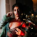 Avantika Vandanapu Instagram – the afterparty wearing @patbo 🪩🪩✨

post @meangirls release debauchery