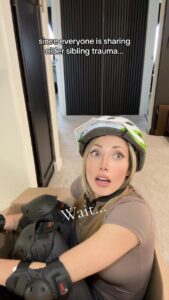 Avori Henderson Instagram - What’s the dumbest thing you did as a kid? 😂 PS: my brother didn’t do this exact thing but we definitely did do some pretty dumb stuff 😂😂😂 #justforlaughs #funnyshit #justforfun #relateable #sofunny #instafunny #funvideo #reelhumor #funnyvideos #skit #humour #funnyvid #funnymoments #funnyreels #hilarious #funnyvideosclips #relatablememes #memereels