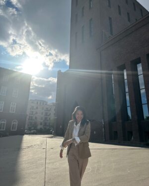 Aya Fernandez Instagram - ✨First day of school vibes✨ hehe aside from the awarding ceremony, we also had a couple of workshops, tours, and social innovation days. 

Interacting with these women from all over the world has definitely expanded my horizons in sooo many ways. If you need a dose of inspiration today, check out their amazing stories at https://bayerfoundation-wea.com/winners/! So much admiration and respect. Happy weekend 🫶🏽
