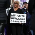 Ayanna Pressley Instagram - We are one human family and our freedoms and our destinies are tied. A powerful Good Friday with our interfaith community, standing in solidarity with Palestinians and all peoples who are suffering under occupation and systemic violence. #CeasefireNow
