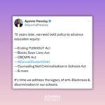 Ayanna Pressley Instagram – On May 17, 1954, SCOTUS affirmed that Black students belong and deserve to show up in school as their full, authentic selves, free from discrimination.

But with the ongoing white supremacist assault on education equity, our work is far from finished.

70 years later, we need bold policy to advance education equity:

—Ending PUSHOUT Act
—Books Save Lives Act
—CROWN Act
—#CancelStudentDebt
—Counseling Not Criminalization in Schools Act
—and more

It’s time we address the legacy of anti-Blackness and discrimination in our schools.

#BrownVBoard