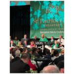 Ayanna Pressley Instagram - I love the tradition of standing up here and making powerful men uncomfortable. And I love @nickcollinsma for playing along. Happy #StPatricksDay everyone!