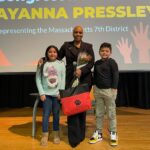 Ayanna Pressley Instagram - It was a joy to mark Black History Month with @cps_chelsea 3rd and 4th graders at the Berkowitz School today. TY teams Boston Celtics and Chicago Bulls for a magnificent Q&A! And shout-out to all the educators and school staff who made this meaningful time in community possible.