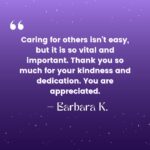 Ayanna Pressley Instagram - To celebrate National Caregivers Day, we asked you to share a message of thanks with caregivers who do the essential work of supporting folks in the hardest moments of their lives. Here’s what you said 💜 We must support our caregivers and build a strong care economy.