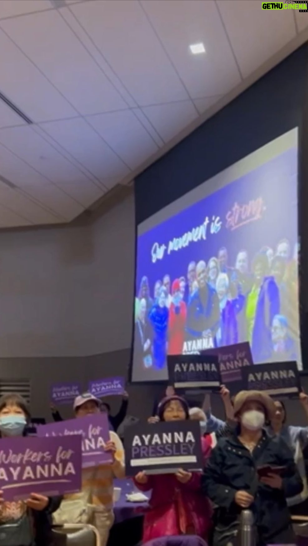 Ayanna Pressley Instagram - THIS is what a movement looks like. And ours is stronger than ever, thanks to all of you. Massachusetts 7th, thank you for showing up and showing out for our campaign kickoff yesterday. Let’s run this back — together. Love, AP 💜