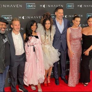 Ayelet Zurer Instagram - #MOONHAVEN  premiere in LOS Angeles at the @london  ON MY birthday!? 
I mean how fun is that?
Incredibly grateful for @amcplus support of our show and the birthday cake. 
The show will air July 7 and trust me. You don’t want to miss this Jem. 
#peterocho
@emmakatherinemcdonald 
@joemanganiello 
@dom_monaghan_ 
@amarakaran 
@kadeemhardison
@yazzminnewell 

Hair makeup @yanivkatzav
Dress @chiarabonilapetiterobe 
@