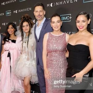 Ayelet Zurer Instagram - #MOONHAVEN  premiere in LOS Angeles at the @london  ON MY birthday!? 
I mean how fun is that?
Incredibly grateful for @amcplus support of our show and the birthday cake. 
The show will air July 7 and trust me. You don’t want to miss this Jem. 
#peterocho
@emmakatherinemcdonald 
@joemanganiello 
@dom_monaghan_ 
@amarakaran 
@kadeemhardison
@yazzminnewell 

Hair makeup @yanivkatzav
Dress @chiarabonilapetiterobe 
@