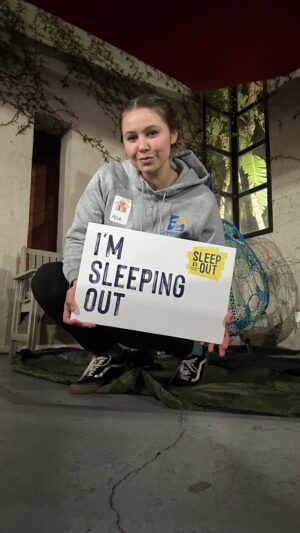 Ayla Kell Instagram - I am so thankful for my Sleepout,  start to finish! I am so honored to give up my bed for one night to support @covenant_house . This doesn’t mean I’m pretending to be homeless, I’m not glamping, this experience is far from the real thing.  This is in solidarity and to raise funds and awareness for Ending Youth Homelessness. 

It’s not too late to donate or to learn more about all the amazing work that Covenant House does everyday! 

Thank you so much @covenanthousecalifornia for having me for a 3rd year, can’t wait to see you next year! 

——
Please click on the link in my bio or visit covenanthouse.org/awareness to learn more, donate or attend a Sleep Out event near you to help End Youth Homelessness. 

@covenant_house 
#EndYouthHomelessness #SleepOut #CovenantHouse #CHactivist