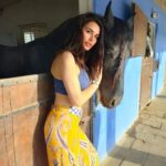 Aysu Baçeoğlu Instagram - Gülümseme sevgidir 🥰🌸 #lastweekend #istanbul #fashionblog #horses #life